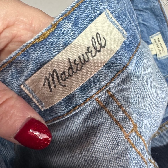 Madewell The Perfect Vintage Jean Light Wash Denim Size 24 Fitzgerald Wash - Picture 5 of 14
